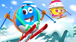 Yummy Foods Family Ep 17 - Skiing Time | BabyBus TV - Kids Cartoon