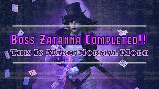 Boss Zatanna Completed - Rewards | TIM Normal Mode | Solo Raid | Injustice 2 Mobile