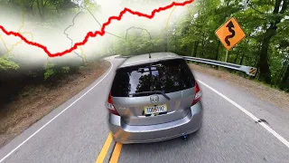 Mountain Touge In My Turbocharged Honda Fit!