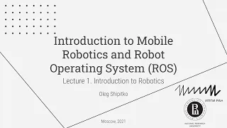 Lecture 1. Introduction to Robotics