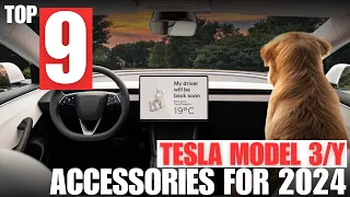 Top 9 MUST HAVE Tesla Model 3/Y Accessories for 2024