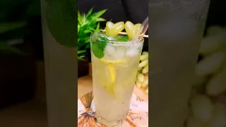 Easy Summer Drink 🔥| Grapes Mojito #shorts #youtubeshorts #shortsviral2023 #short