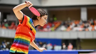 橋本帆乃香 vs 張本美和 Honoka Hashimoto Miwa Harimoto TリーグNojimaCUP2022 2022年8月13日 女子２回戦 第1コート 【卓球 Tリーグ公式】