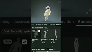 New FREE EMOTE! Burberry Lola Attitude- Hydro! (GET IT NOW!)