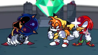 FNF Tails Halloween's FULL WEEK + Cutscenes (Sonic.EXE vs Pikachu Tails / Robotnik / Knuckles)