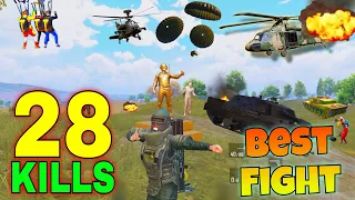 PAYLOAD 3.0 ALL PRO PLAYER HERE | BEST FIGHT 28 KILLS | helicopter in payload bgmi