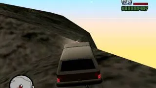 GTA SA insane climb on the top of Chiliad mountain