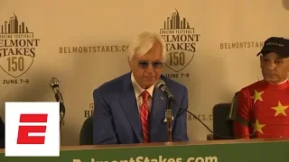 Justify's jockey Mike Smith, and trainer Bob Baffert go into detail on Triple Crown win | ESPN