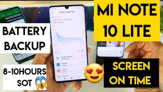 Mi note 10 lite battery backup screen on time indepth review