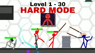 Stickman Project ALL LEVEL! Level 1- level 30 (Hard Mode)