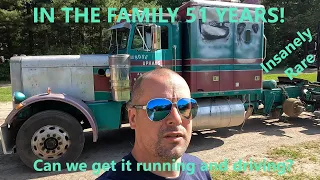 Family Heirloom 12v71 1971 Peterbilt 351 Will it Start? In the family 51 years!