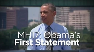 Barack Obama on Malaysia Airlines Flight MH17