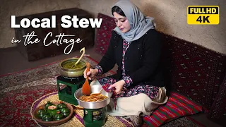 Making Local Stew in the Village Cottage | Torshe Tareh | Rural Cuisine