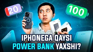 iPhone-ga qaysi power bank yaxshi? uzbek tilida obzor