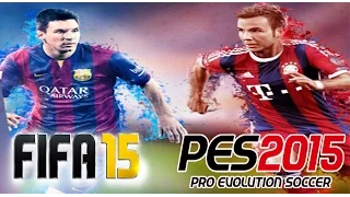 FIFA 15 vs PES 2015 Gameplay Comparison! | Pro Evolution Soccer 2015 - Fifa 2015 NEXT GEN (Ps4)