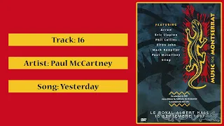 MUSIC FOR MONTSERRAT - 16 - PAUL MCCARTNEY - Yesterday