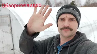 Зимний курятник из теплицы(Обзорное видео).