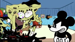 FNF Pibby SpongeBob "Ready Or Not" But Mickey Sings It Instead Of BF