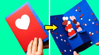 22 CREATIVE POP UP GREETING CARDS || 5-Minute Amazing Flying Paper Crafts!