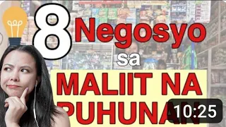 8 Negosyo Sa Maliit Na Puhunan@brazillife6506