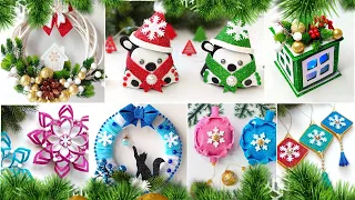 🔥 7  IDEAS Christmas Craft 🎄 Easy Christmas decorations Tutorial 🎅Christmas Ornaments