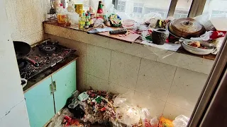 The Filthiest Kitchen In The World🥺 100 Years Have Passed😱 Cleaning For FREE! 💕 Best House Cleaning👌