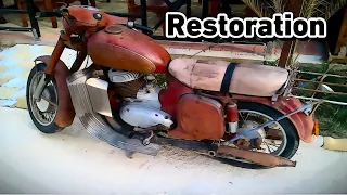 Восстановление Ржавого Мотоцикла Ява – Пол Года Работы за 50 Минут