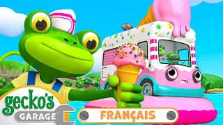 Aventure Urgente Crème Glacée | Le Garage de Gecko｜Camions pour enfants