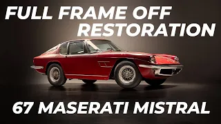 FULLY RESTORING a MASERATI Mistral EP 1 - Project (BREAKDOWN)