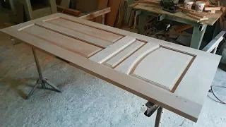 Door made of very solid wood