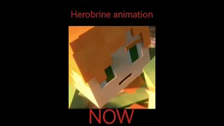 OLD HEROBRINE IS GOLD🌟🤩 ANIMATIONS #shorts  🎶 My Ordinary Life The Living Tombstone 🎶