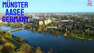 Münster Aasee Germany | Drone Footage | Beautiful views | Relaxing music.