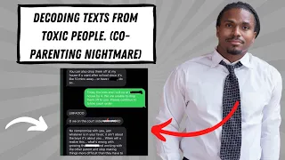 When you dont compromise with a Narcissist while trying to coparent | Decoding Toxic Texts Ep  15