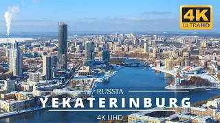 Yekaterinburg City Russia by Drone [4K] || Yekaterinburg Drone View || 4K drone footage #4K