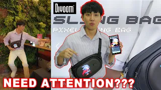 The only Sling Bag that will give you so much value and attention: Divoom Pixoo Bag!