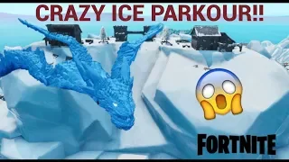 Finding the Ice Dragon in Fortnite Creative!!