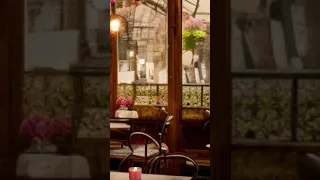 Romantic Paris Cafe Ambience 💝🌹☕️