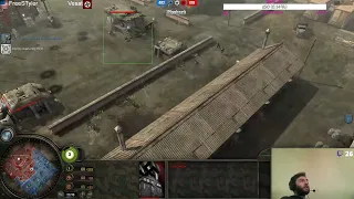 Company Of Heroes 1v1 FreeStyler(USA) VS Vesat(WM)