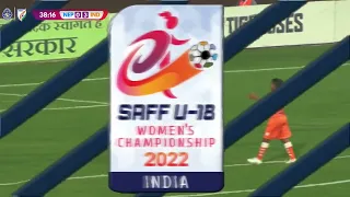 Nepal 1-5 India | SAFF U-18 Women's Championship | Highlights