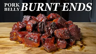 Pork Belly Burnt Ends SMOKED on the Pit Boss Austin XL