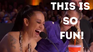 Nick Uhas AGT Audition | This Scientist Makes The Judges LAUGH So Hard! OMG!