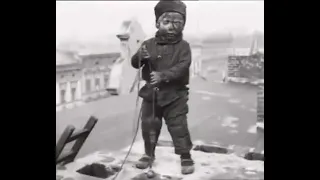 Footage of a 3 year old chimney sweep from the 1930s 1