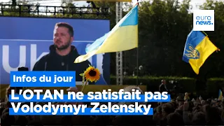 L'OTAN ne satisfait pas Volodymyr Zelensky, et plus