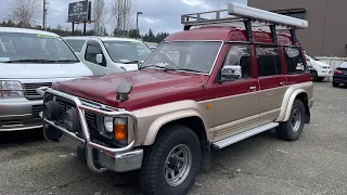 1989 Nissan Safari (Patrol) 4WD diesel 4.2L TD42 Y60 MT5 JDM RHD