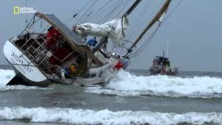 Un voilier s'échoue sur la plage