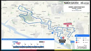 UCI Cycling Word Championships Glasgow - Men Junior Road Race 05-AUG-2023