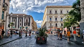 Walking in Catania, Sicily, Italy (4K Ultra HD)