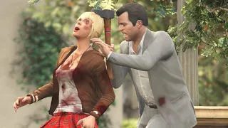 GTA 5 - Michael Kills Tracey & Her Boyfriend!