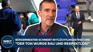 FLÜCHTLINGE: Bürgermeister schmeißt hin! "Das hat mich am Ende erschreckt!" Bund- und Ländertreffen