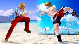 Evolution of Steve Kicks (Tekken 1-7)